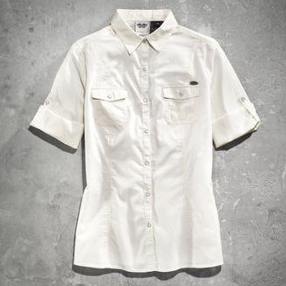 Harley-Davidson Passion and Freedom Woven Snap Closure Shirt - Small - Picture 2 of 14